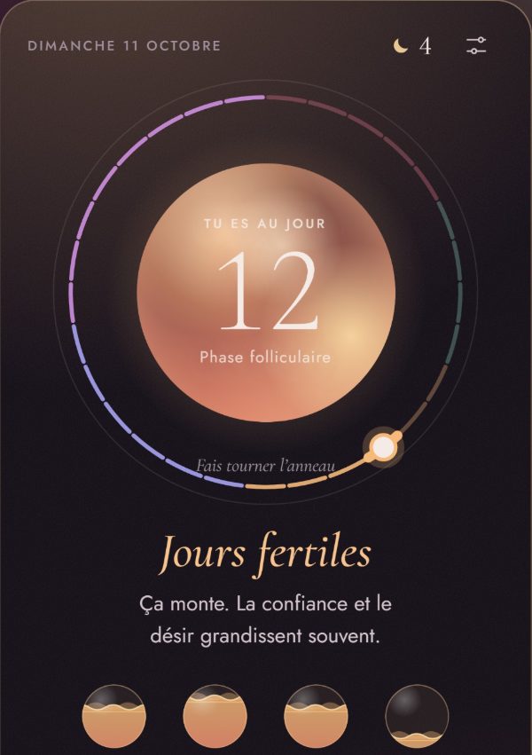 L’appli Lunatwin pour elle